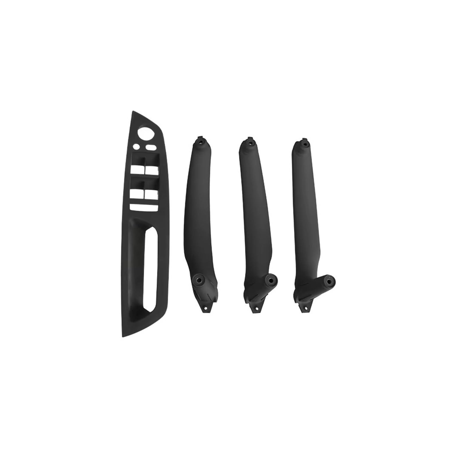 4Pcs Auto Innen Türgriff Inneren Panel Pull Trim Abdeckung Griff Set Armlehne Ersatz Für E70 Für E71 Für E72 Für X5 Für X6 Auto Griff Innentür(Model A LHD Black) von LPXYZD