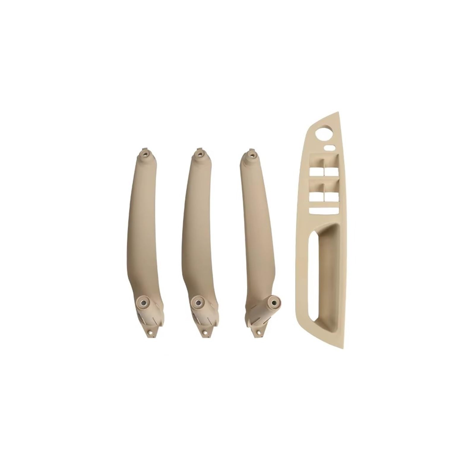 4Pcs Auto Innen Türgriff Inneren Panel Pull Trim Abdeckung Griff Set Armlehne Ersatz Für E70 Für E71 Für E72 Für X5 Für X6 Auto Griff Innentür(Model B RHD Beige) von LPXYZD