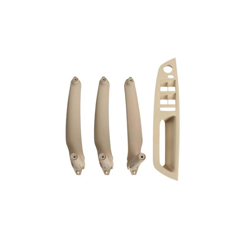 4Pcs Auto Innen Türgriff Inneren Panel Pull Trim Abdeckung Griff Set Armlehne Ersatz Für E70 Für E71 Für E72 Für X5 Für X6 Auto Griff Innentür(Model B RHD Beige) von LPXYZD