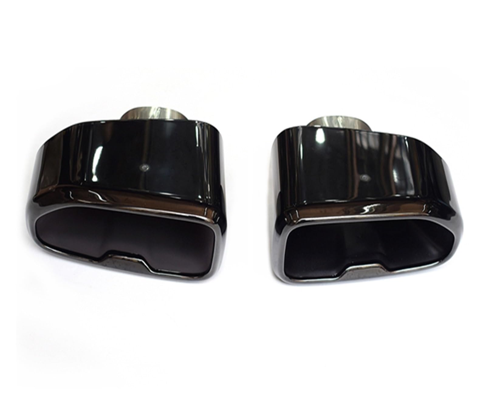 Auto Auspuff Endrohr 1 Paar Auspuffrohr M40i Edelstahl Schwarz Schalldämpferspitze Quadratisches Endrohr Für G01 Für X3 Für G02 Für X4 2018 2019 2020 2021 Schalldämpfer Spitze(Black) von LPXYZD