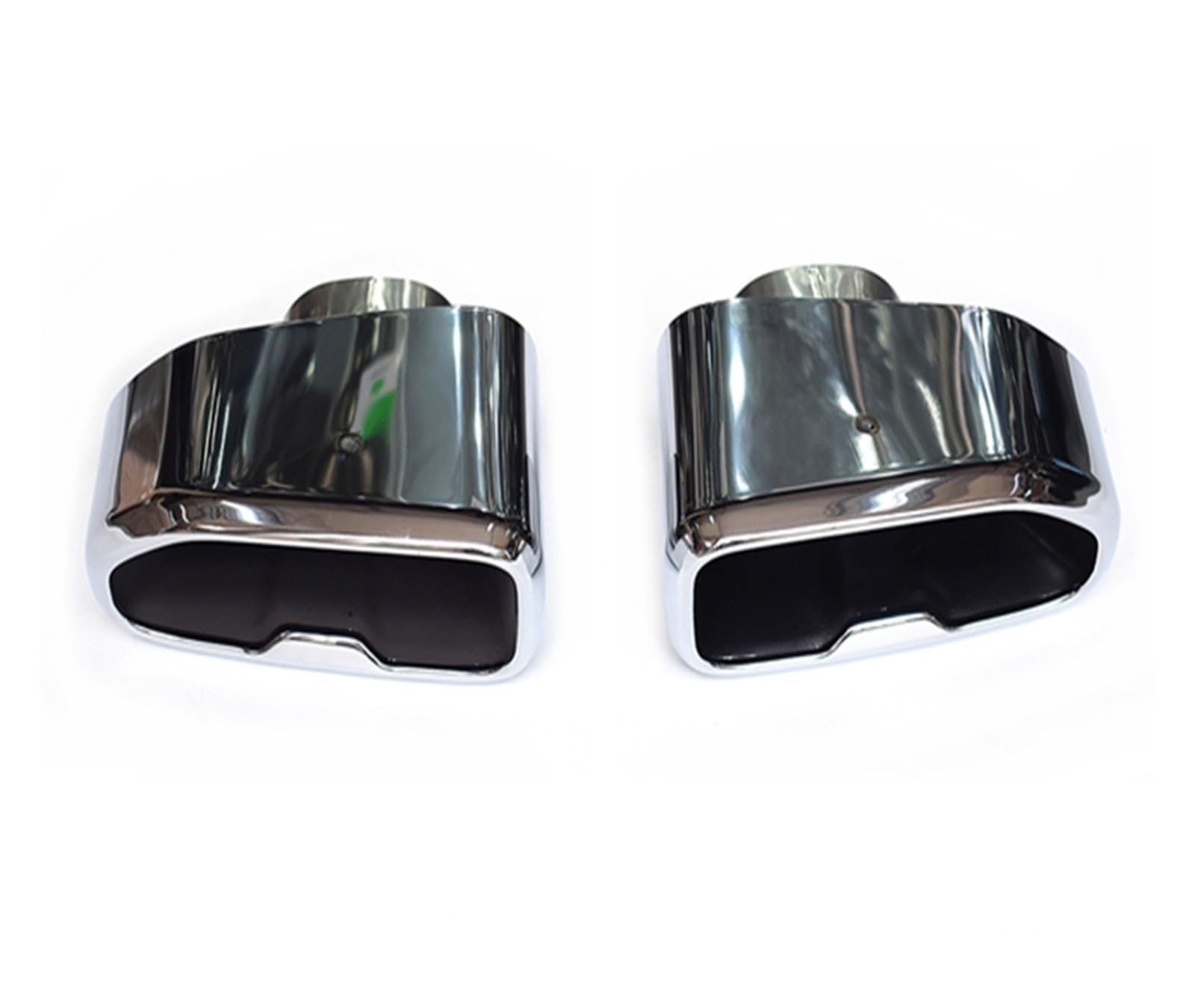 Auto Auspuff Endrohr 1 Paar Auspuffrohr M40i Edelstahl Schwarz Schalldämpferspitze Quadratisches Endrohr Für G01 Für X3 Für G02 Für X4 2018 2019 2020 2021 Schalldämpfer Spitze(Silver) von LPXYZD