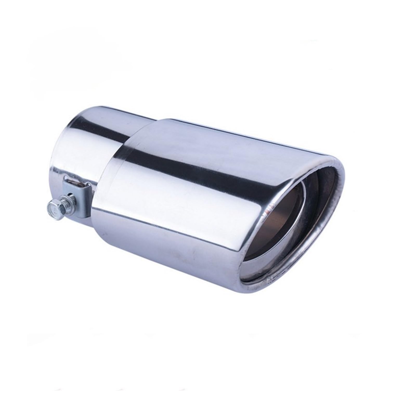 Auto Auspuff Endrohr 1 Stück Universal Edelstahl Auto Auspuff Endschalldämpfer Spitze Rohr Für Auto-Styling Dekoration Schalldämpfer Spitze(Straight) von LPXYZD