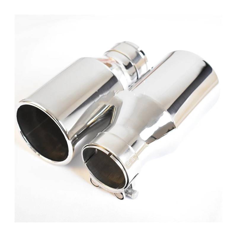 Auto Auspuff Endrohr 1PC Alle Arten Von Größen Universal Auto Edelstahl Curly Flansch Schalldämpfer Spitze Ende Rohr Für Toyota Schalldämpfer Spitze(ID 67 OD 89mm) von LPXYZD