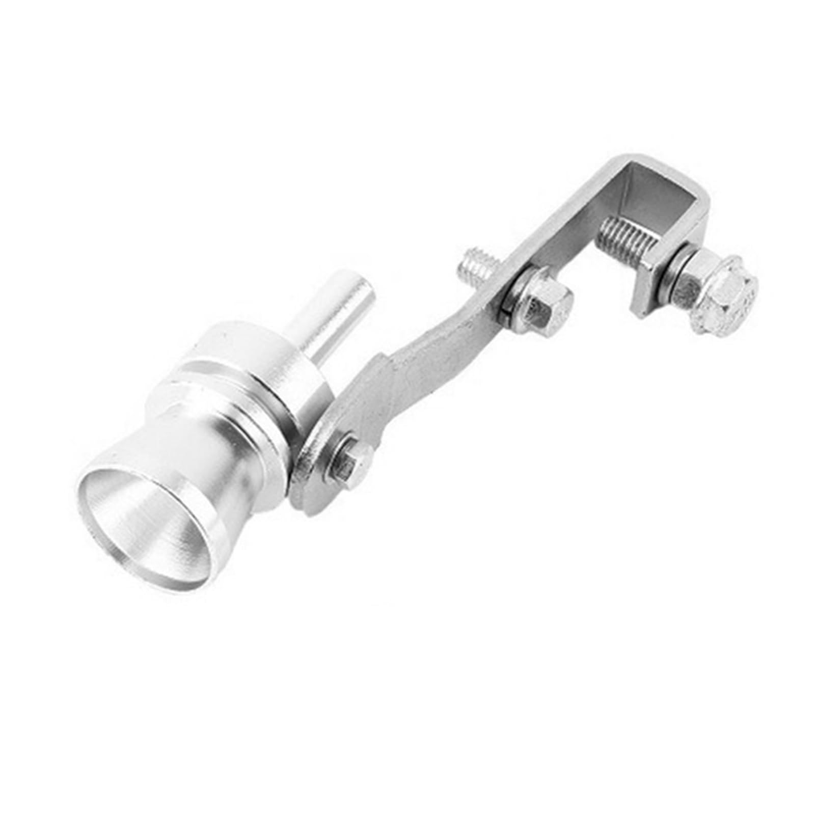 Auto Auspuff Endrohr 1PC Universal Auto Turbo Sound-Whistle Fahrzeug Refit Gerät Auspuffrohr Turbo Sound-Whistle Auto Turbo Schalldämpfer Schalldämpfer Spitze(Silver S) von LPXYZD