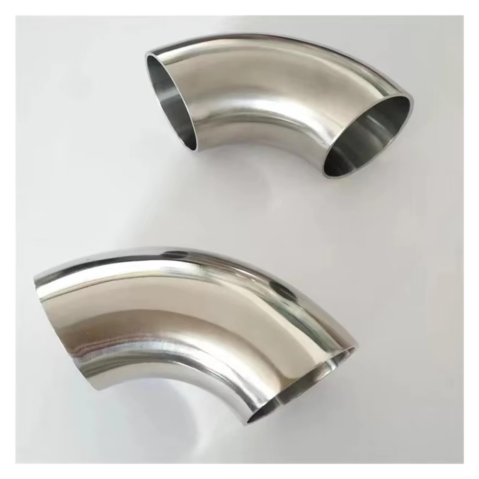 Auto Auspuff Endrohr 51mm 57mm 63mm 76mm OD Sanitär Ellenbogen Biegen Rohr Edelstahl Auto Auspuffrohr Schalldämpfer Geschweißte Rohr Schalldämpfer Spitze(51mm) von LPXYZD