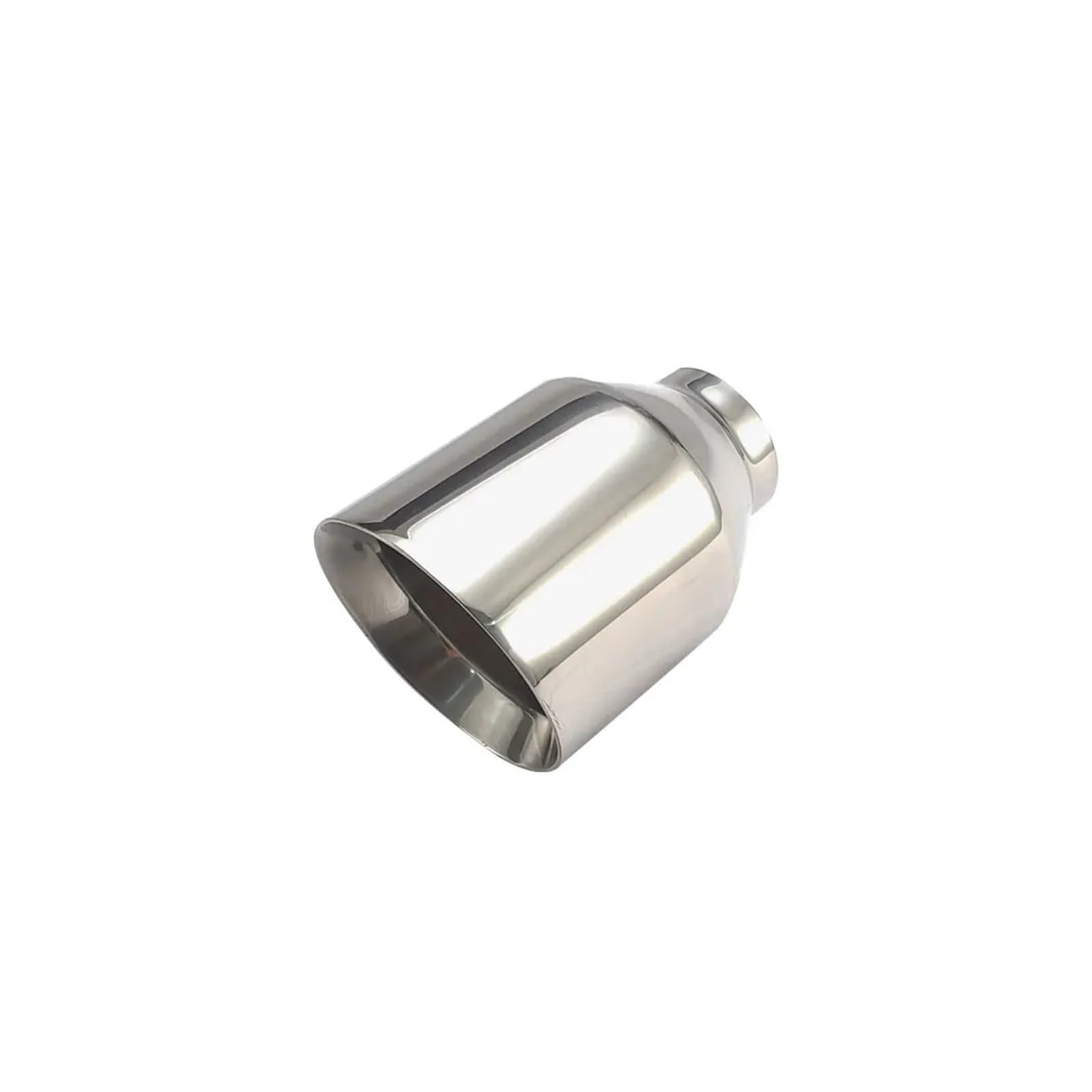 Auto Auspuff Endrohr Auto 63mm Schalldämpfer Schwanz Kehle 114mm Slant Doppel Wand Outlet Edelstahl Auspuff Spitze Endrohr Schwarz Blau Schalldämpfer Spitze(DM2027d) von LPXYZD