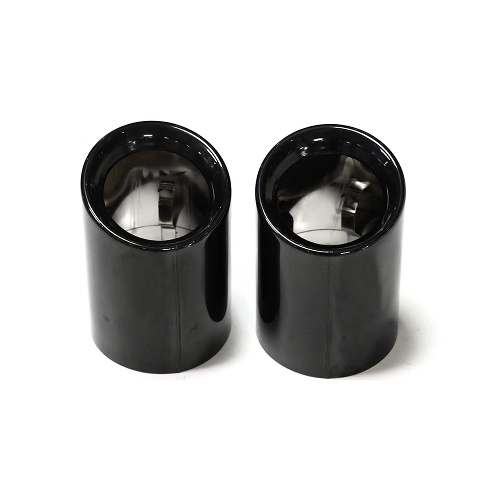 Auto Auspuff Endrohr Auto-Auspuffblende Auspuffblenden Schalldämpfer Edelstahl-Auspuffrohr Für X3 Für G01 Für X4 Für G02 2019 2020 2021 2022 Schalldämpfer Spitze(Black) von LPXYZD