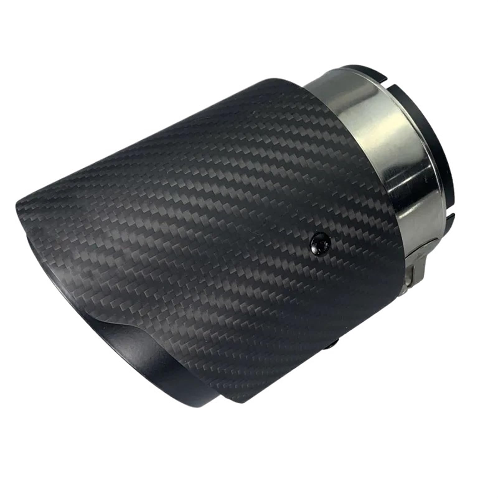 Auto Auspuff Endrohr Auto-Auspuffblende Schalldämpfer Matt Kohlefaser 86 Mm Einlass Mattschwarz Für X5 Für E70 2008 2009 2010 2011 2012 2013 Schalldämpfer Spitze(Matte Black 4) von LPXYZD