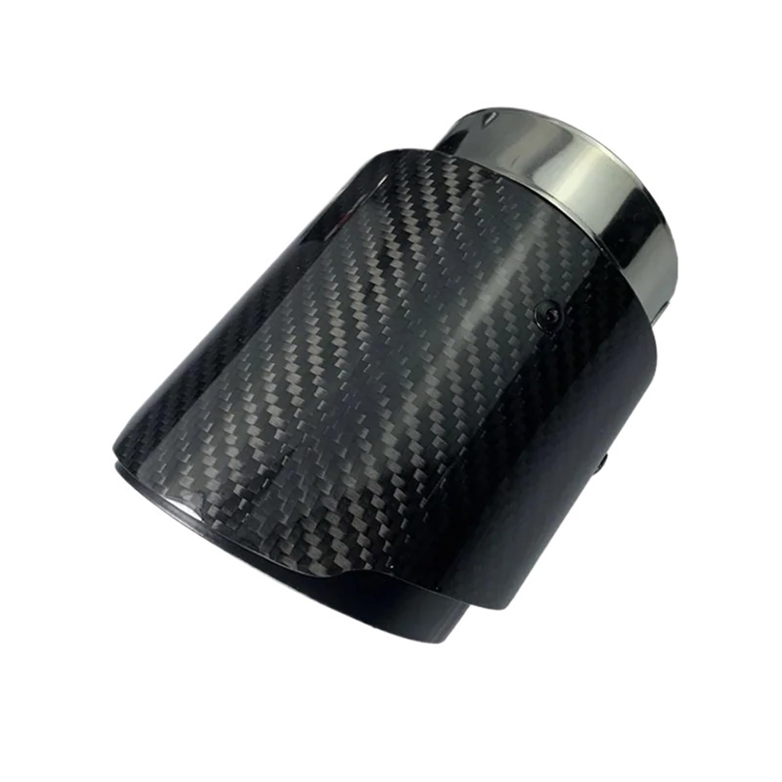 Auto Auspuff Endrohr Auto-Auspuffblende Schalldämpfer Matt Kohlefaser 86 Mm Einlass Mattschwarz Für X6 Für F16 2015 2016 2017 2018 Schalldämpfer Spitze(Glossy Black 2) von LPXYZD