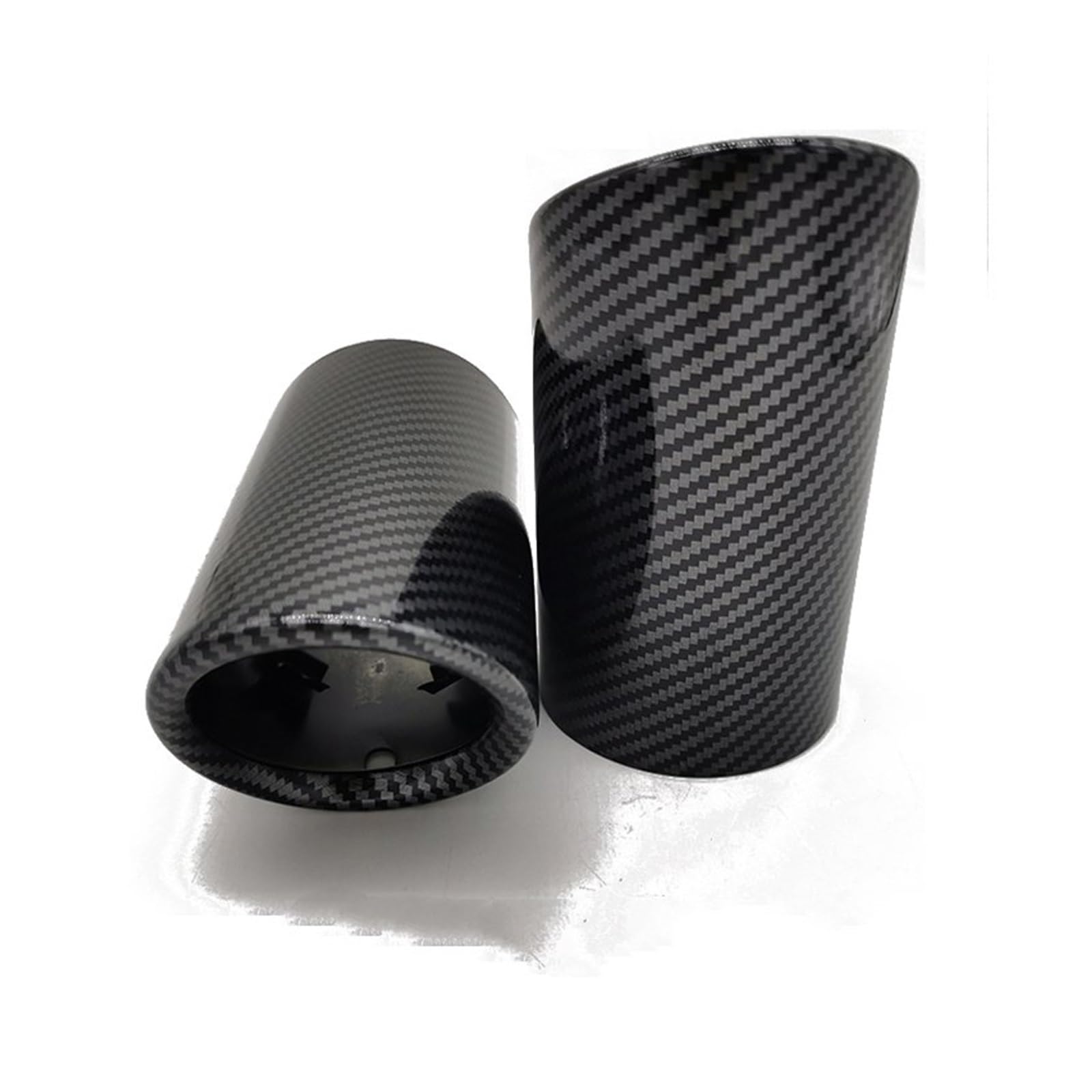 Auto Auspuff Endrohr Auto-Auspuffblende Schalldämpfer-Rohrabdeckung Für E90 Für E92 Für 325i 2006-2010 Für 328i 2007-2010 Schalldämpfer Spitze(Carbon Color) von LPXYZD