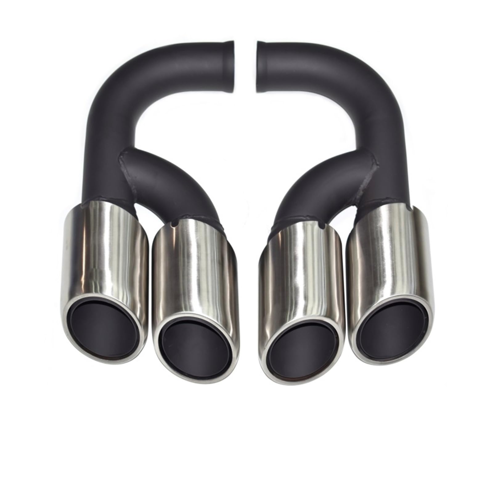 Auto Auspuff Endrohr Auto-Auspuffrohr Edelstahl Schwarz Schalldämpfer Spitze Für Cayenne Für 958 2011 2012 2013 2014 Schalldämpfer Spitze(5) von LPXYZD
