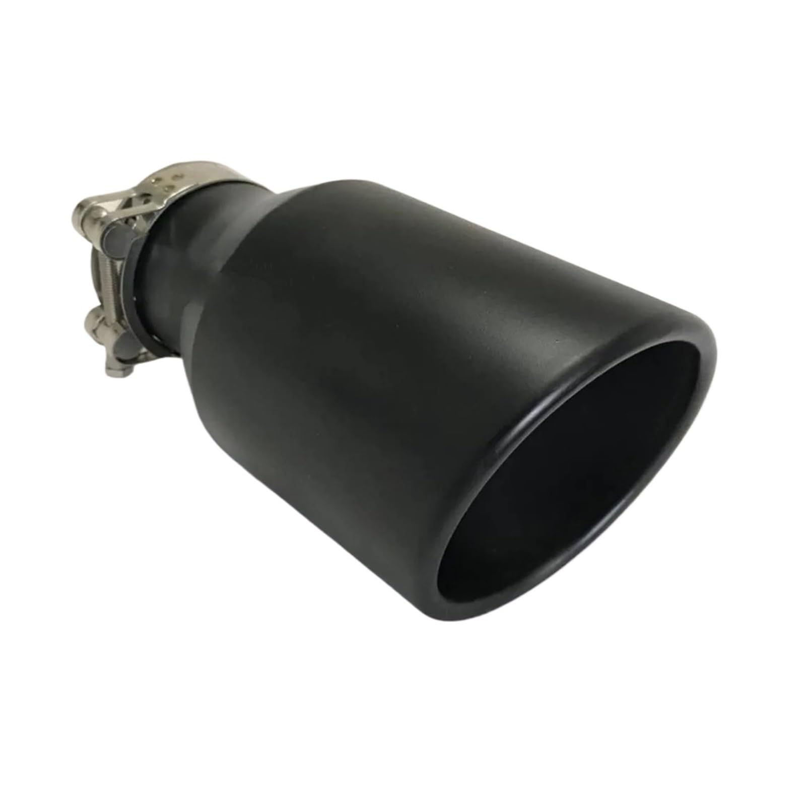 Auto Auspuff Endrohr Auto-Schalldämpfer-Endrohr Edelstahl Schwarz Großkaliber 115 Universal-Endrohr Matte Auto-Auspuffspitzen Schalldämpfer Spitze(60MM IN 89MM Out) von LPXYZD