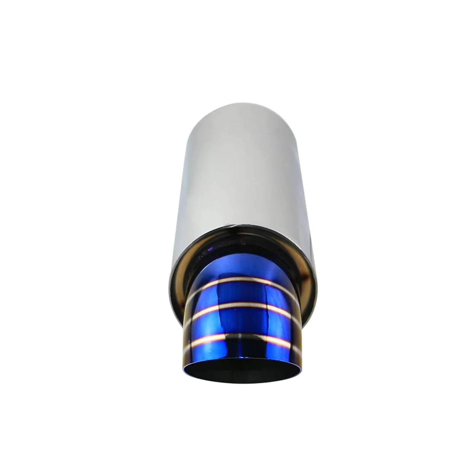 Auto Auspuff Endrohr Universal Auto Auspuff Rennen Schalldämpfer 2/2.5 Einlass Auspuff Blau End Tipps Schalldämpfer Auf Die Auto Schalldämpfer Spitze(L1(3) YZ451e-JS) von LPXYZD