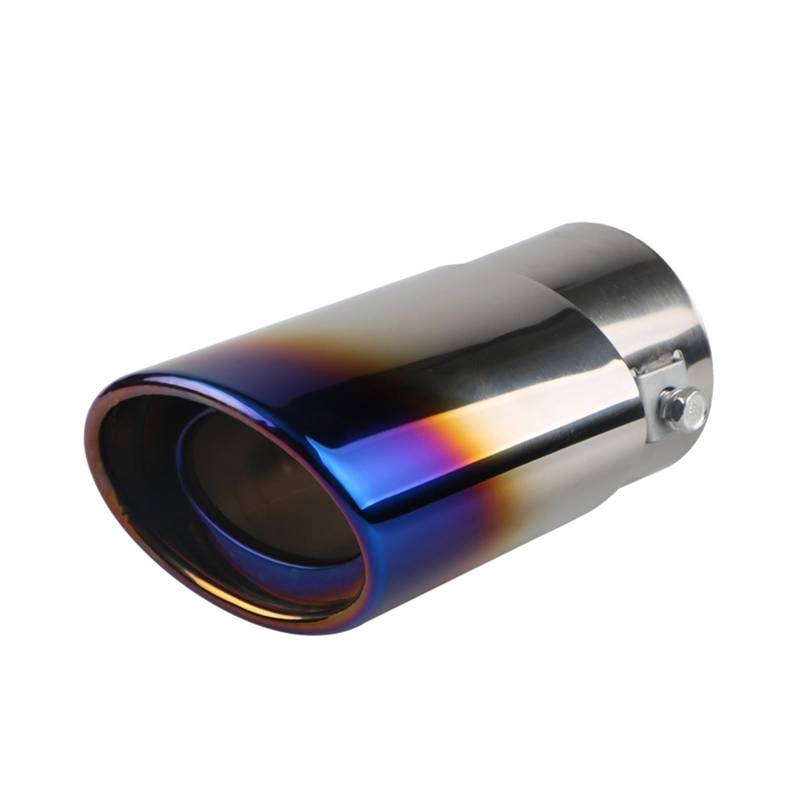 Auto Auspuff Endrohr Universal Auto Auspuff Schalldämpfer Spitze Runde Edelstahl Auto Schwanz Hinten Chrom Runde Auspuffrohr Schwanz Schalldämpfer Spitze Rohr Schalldämpfer Spitze(1) von LPXYZD