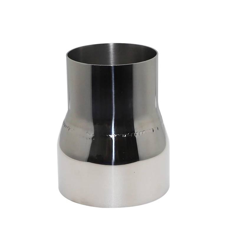 Auto Auspuff Endrohr Universal Edelstahl Gerade Adapter Minderer Auto Motorrad Auspuff Pipeline Schalldämpfer Spitze(O.D 51mm-57mm) von LPXYZD