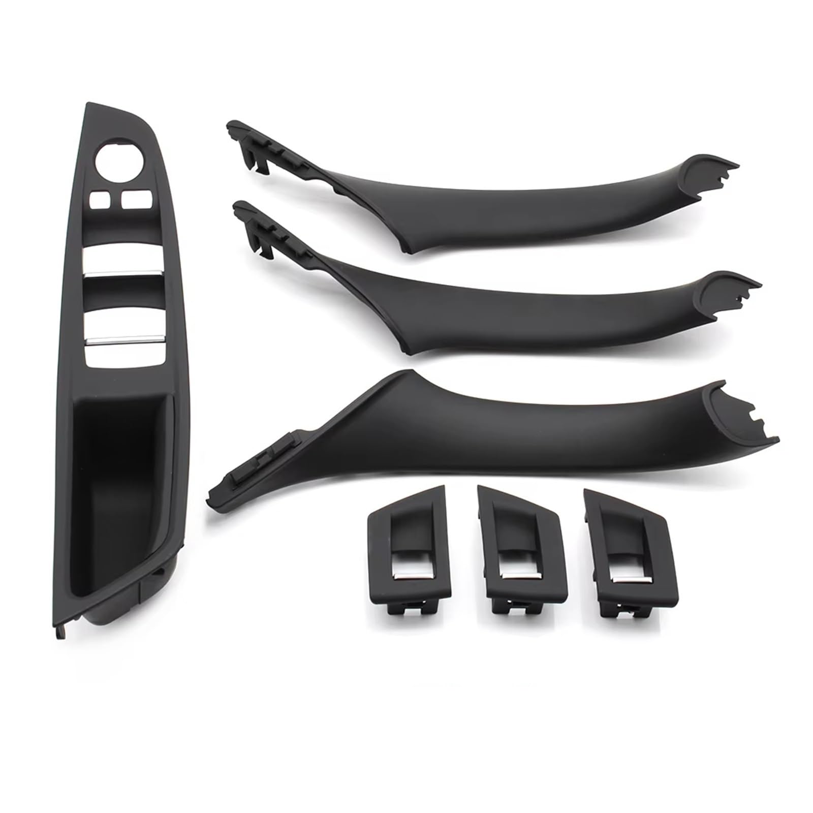 Für 5 Serie Für F10 Für F11 Für 523i Für 525i Für 528i Für 530i Für Oyster Auto Innen Tür Armlehne Innen Pull Griff Set Auto Griff Innentür(LHD Black) von LPXYZD