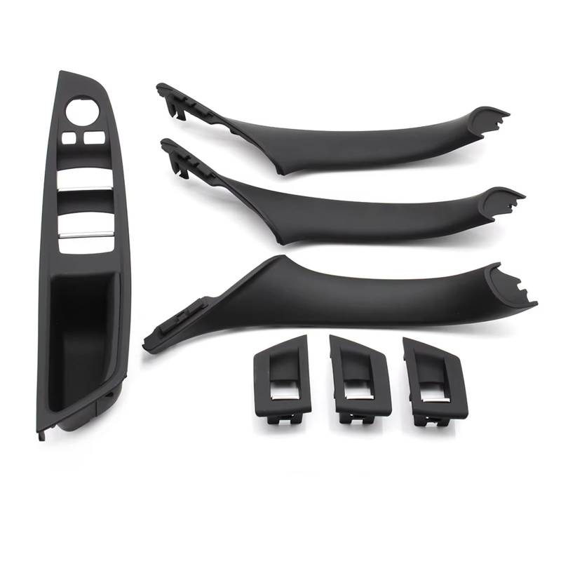 Für 5 Serie Für F10 Für F11 Für 523i Für 525i Für 528i Für 530i Für Oyster Auto Innen Tür Armlehne Innen Pull Griff Set Auto Griff Innentür(LHD Black) von LPXYZD