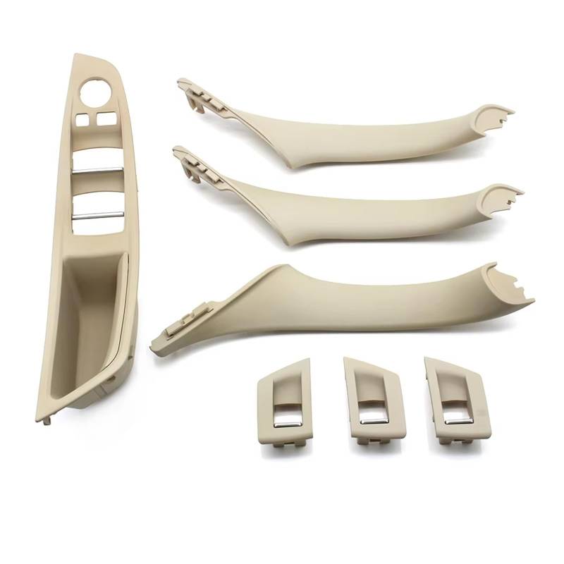 Für 5 Serie Für F10 Für F11 Für 523i Für 525i Für 528i Für 530i Für Oyster Auto Innen Tür Armlehne Innen Pull Griff Set Auto Griff Innentür(LHD Oyster) von LPXYZD