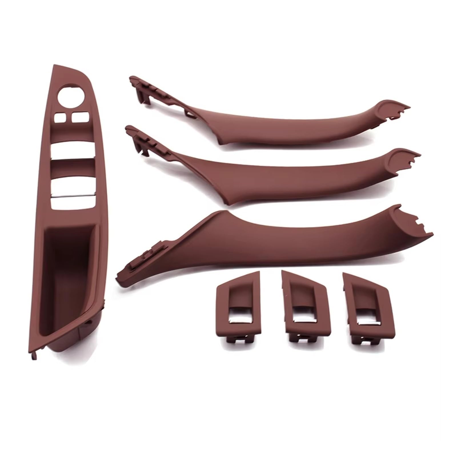 Für 5 Serie Für F10 Für F11 Für 523i Für 525i Für 528i Für 530i Für Oyster Auto Innen Tür Armlehne Innen Pull Griff Set Auto Griff Innentür(LHD Redbrown) von LPXYZD