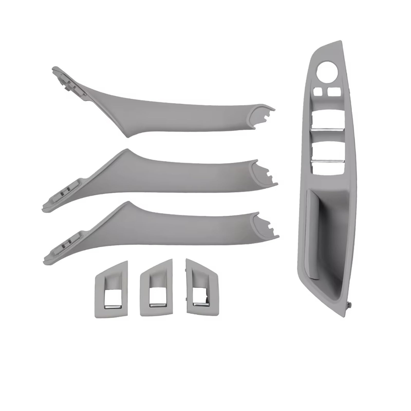 Für 5 Serie Für F10 Für F11 Für 523i Für 525i Für 528i Für 530i Für Oyster Auto Innen Tür Armlehne Innen Pull Griff Set Auto Griff Innentür(RHD Gray) von LPXYZD