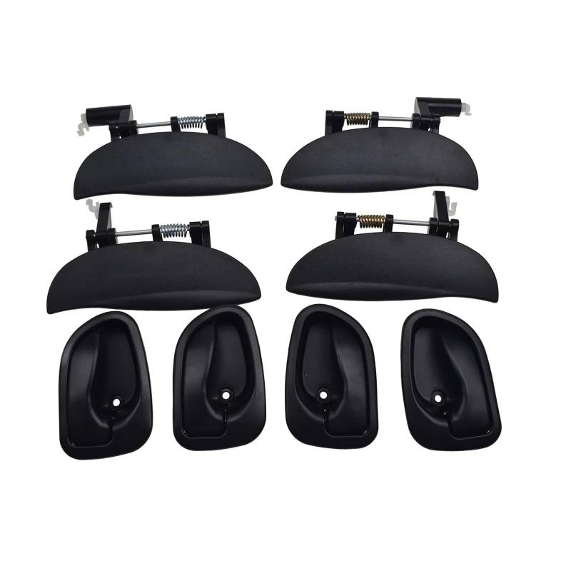 Für Hyundai Für Atos Für Sanatro 1997 1998 1999 2000 2001 2002 2003 2004 2005 Innen Außentürgriffe 82650-02000 82660-02000 Auto Griff Innentür(Full Set 8pcs) von LPXYZD