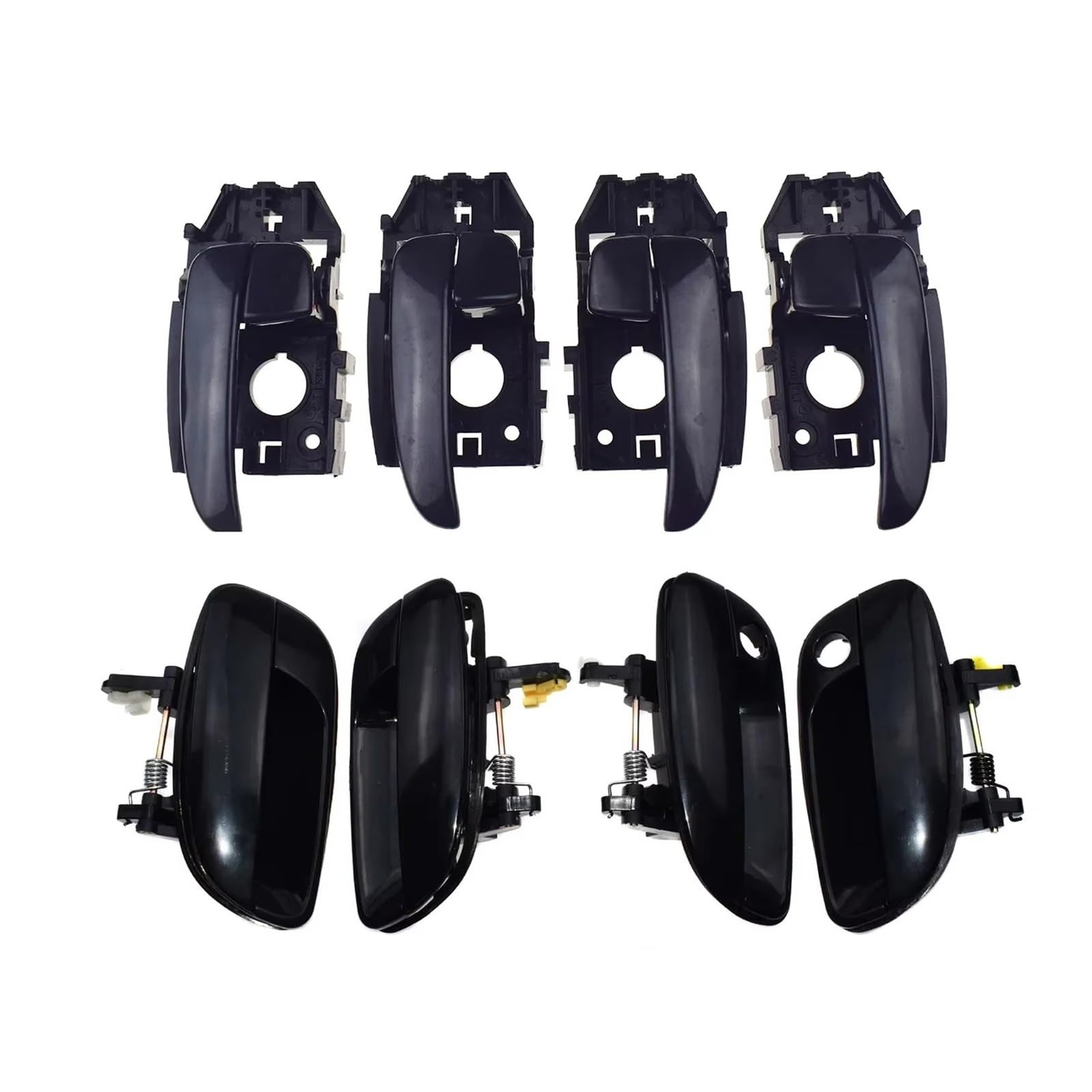 Für Hyundai Für Elantra 2001 2002 2003 2004 2005 2006 Auto 4 Stücke Innen 4 Stücke Außentürgriffe 83454 836102D000CA Auto Griff Innentür(Set of 8 Pcs) von LPXYZD