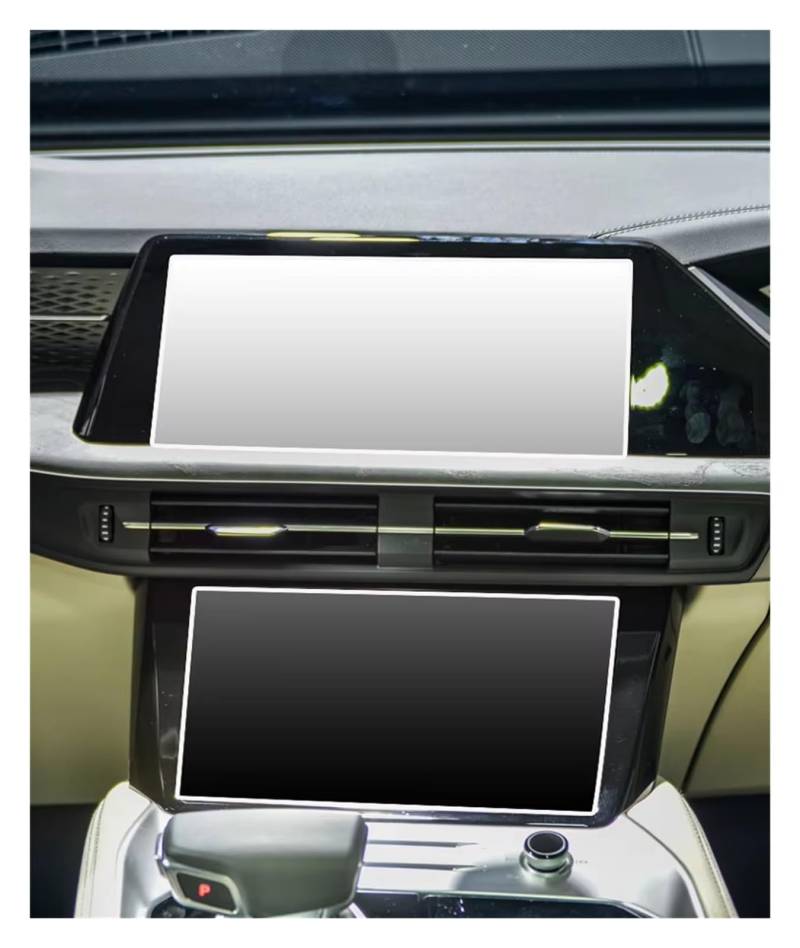 GPS Displayschutzfolie 2 Stück Displayschutzfolie Für Q6 2022 2023 GPS Infotainment Touchscreen HD Gehärtetes Glas Auto Displayschutz Folie von LPXYZD