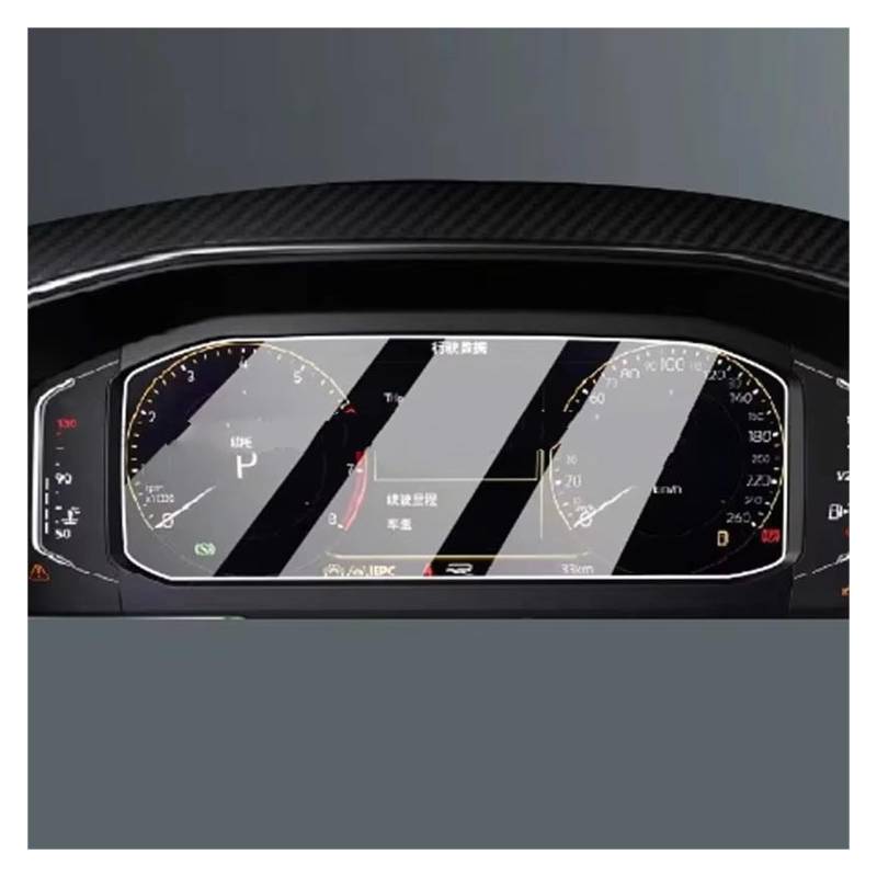GPS Displayschutzfolie Displayschutzfolie Aus Gehärtetem Glas Für VW Für Tiguan 2021 2022 Instrumenten-Armaturenbrett Auto-Navigation LCD-Schutz Auto Displayschutz Folie von LPXYZD