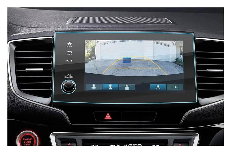 GPS Displayschutzfolie Displayschutzfolie Für Pilot 2019 2020 2021 2022, Gehärtetes Glas, Center-Navigations-Displayschutz, 8 Zoll Auto Displayschutz Folie von LPXYZD