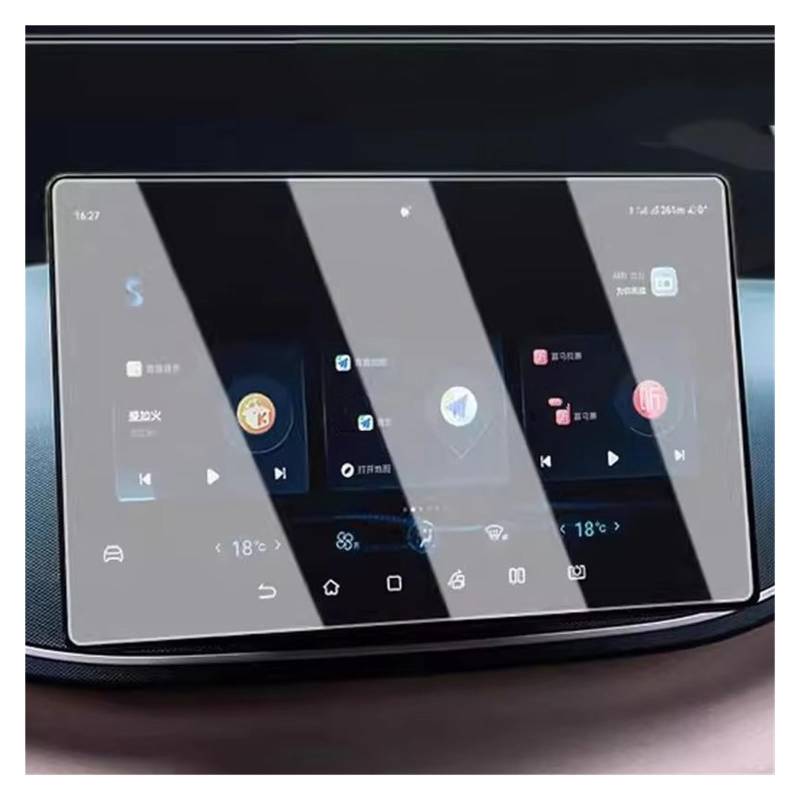 GPS Displayschutzfolie Für BYD Für Seagull 2022 2023 2024 Auto 10.1 Zoll Und Dashboard 7 Zoll Bildschirm Gehärtetem Glas Schutzfolie Auto Displayschutz Folie von LPXYZD
