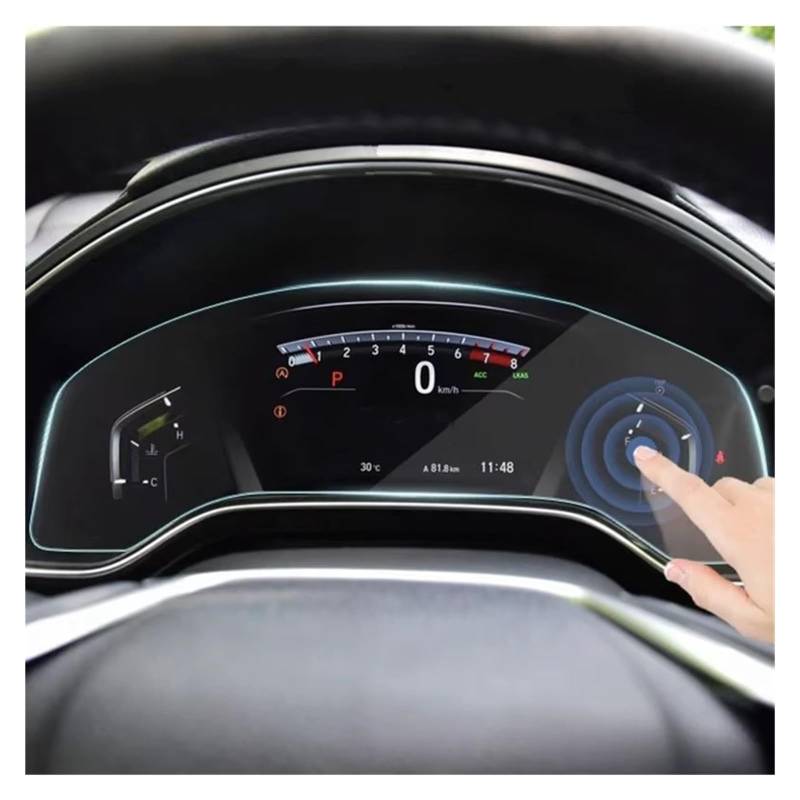 GPS Displayschutzfolie Für CRV 2021 TPU Auto Dashboard Schutz Transparent Film Anti Scratch Display Bildschirm Aufkleber Auto Displayschutz Folie von LPXYZD