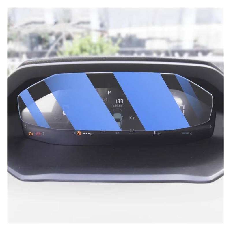GPS Displayschutzfolie Für Changan Für C555 2023 2024 Auto GPS Navigation Film LCD Bildschirm Gehärtetem Glas Schutz Film Anti-scratch-film Auto Displayschutz Folie(Blue) von LPXYZD