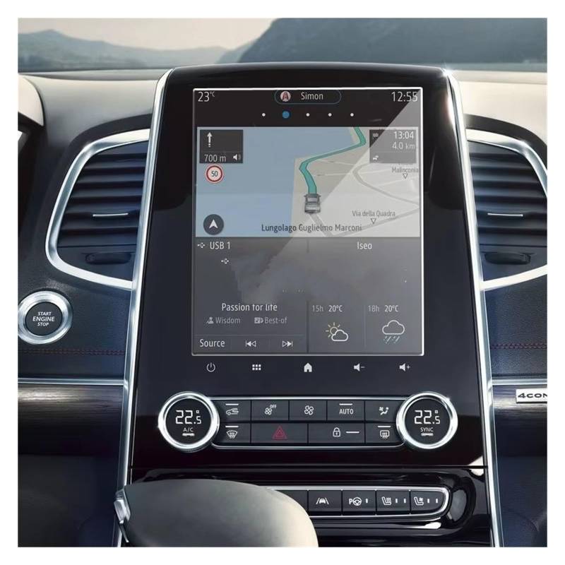 GPS Displayschutzfolie Für Espace 2014 2015 2016 2017 2018 2019 2020 Auto GPS Navigation LCD Schutz Film Anti-scratch Film Auto Displayschutz Folie von LPXYZD