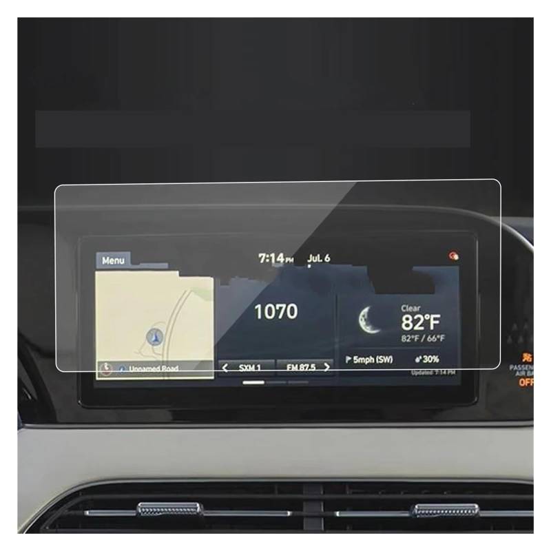 GPS Displayschutzfolie Für Hyundai Für Palisade 2023 12.3 Zoll GPS Touch Screen Navigation Touchscreen Gehärtetem Glas Schutz Film Auto Displayschutz Folie von LPXYZD