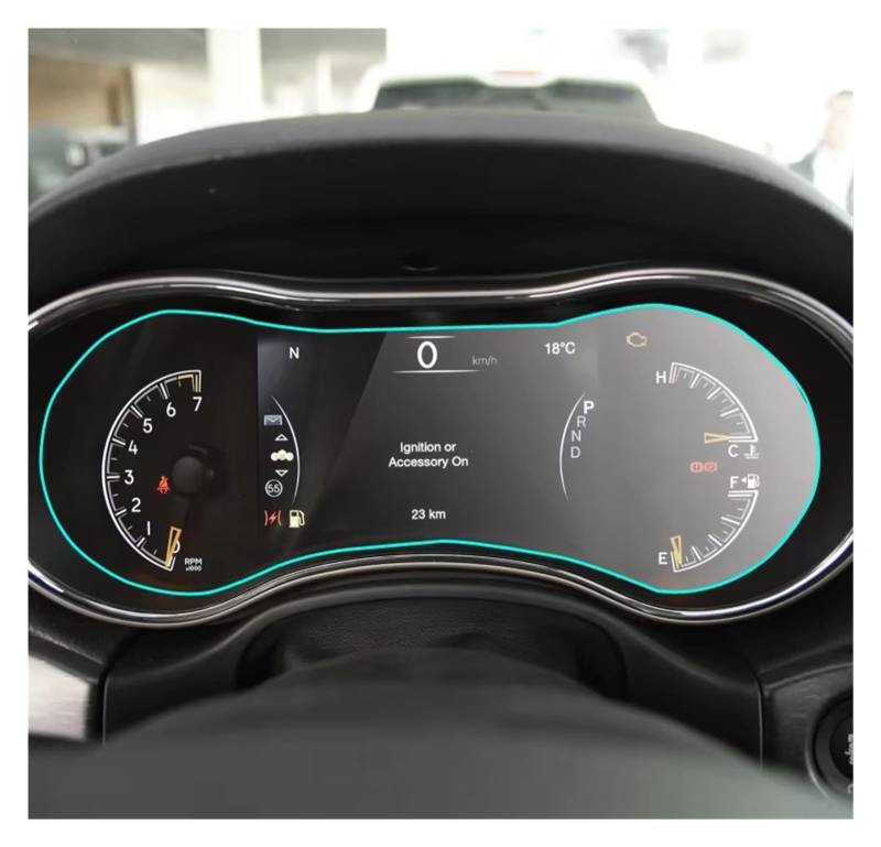 GPS Displayschutzfolie Für Jeep Für Grand Für Cherokee 2014 2015 2016 2017 Auto Instrument Screen-Dashboard Schutz Film LCD Bildschirm Auto Displayschutz Folie von LPXYZD