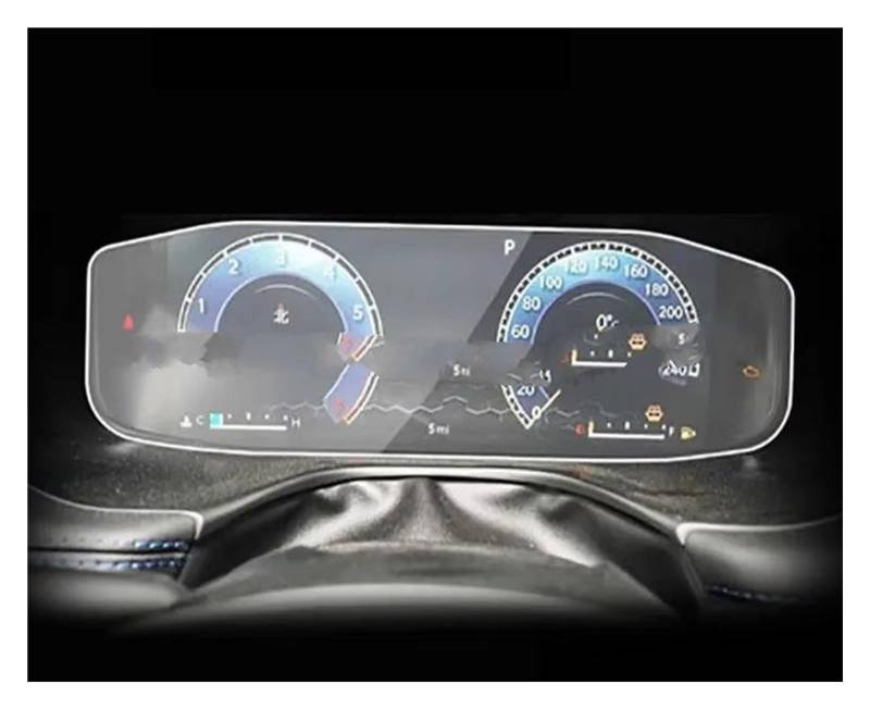 GPS Displayschutzfolie Für Jeep Für Kompass 2021 2022 10.1 Zoll Auto Instrument Panel Bildschirm Auto Innen Anti-scratch TPU Schutz Film Auto Displayschutz Folie(Style A) von LPXYZD
