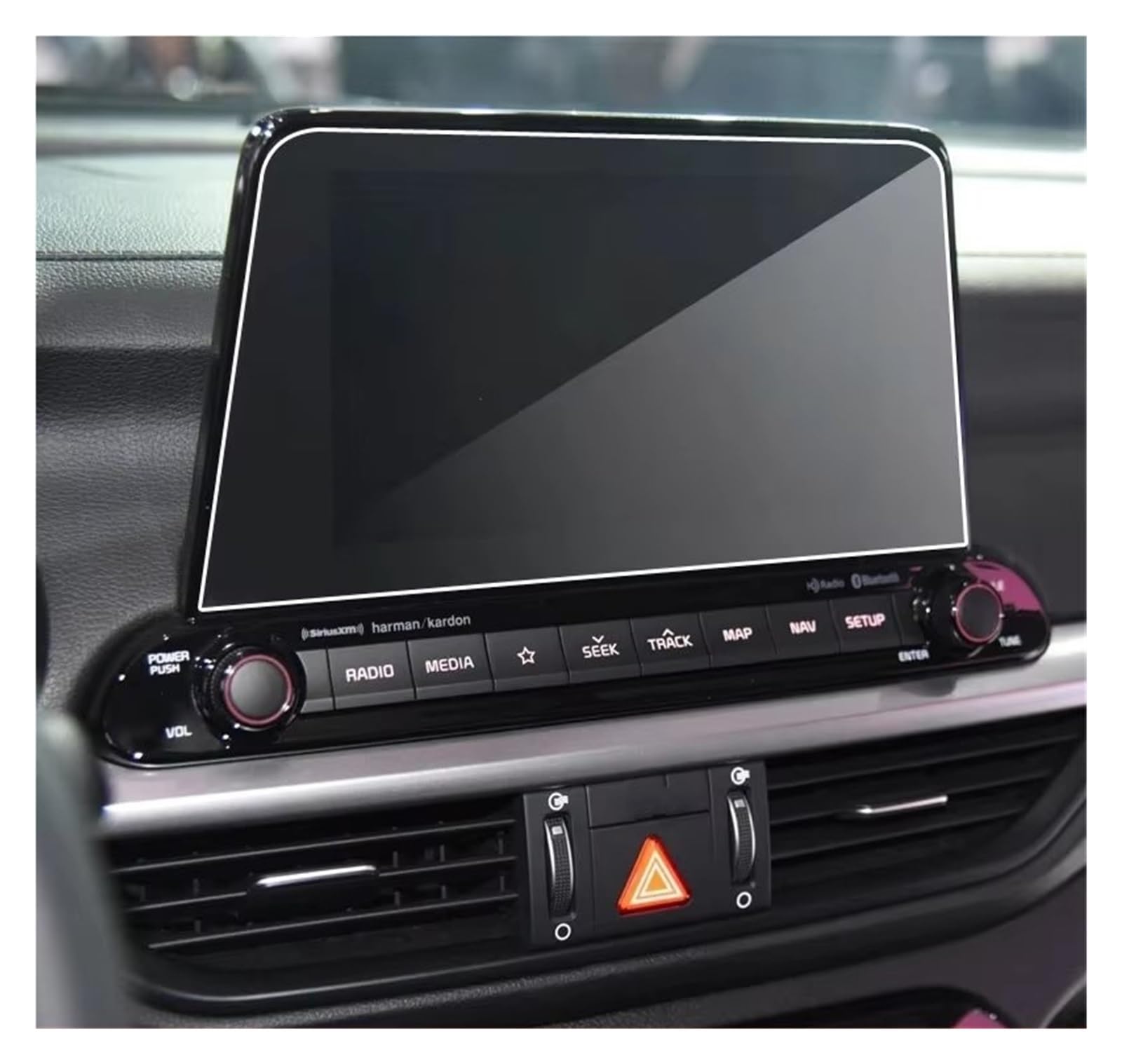 GPS Displayschutzfolie Für Kia Für Forte 2019 2020 Autonavigation Touch Center Display 9H Displayschutzfolie Aus Gehärtetem Glas Auto Displayschutz Folie von LPXYZD