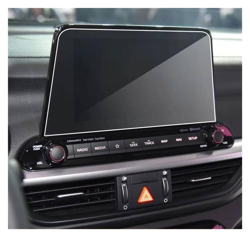 GPS Displayschutzfolie Für Kia Für Forte 2019 2020 Autonavigation Touch Center Display 9H Displayschutzfolie Aus Gehärtetem Glas Auto Displayschutz Folie von LPXYZD
