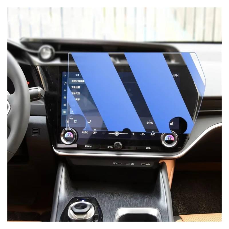 GPS Displayschutzfolie Für Lexus Für RZ Für 450e 2023 2024 Auto GPS Navigation Film LCD Bildschirm Gehärtetem Glas Schutz Film Anti-scratch-Film Auto Displayschutz Folie(Blue) von LPXYZD