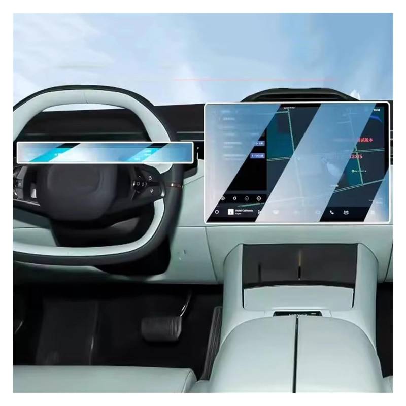 GPS Displayschutzfolie Für LynkCo Für Z10 2024 LCD Autoradio GPS Navigation Bildschirm Gehärtetem Glas Schutzfolie Film Zubehör Innen Auto Displayschutz Folie(4PCS) von LPXYZD