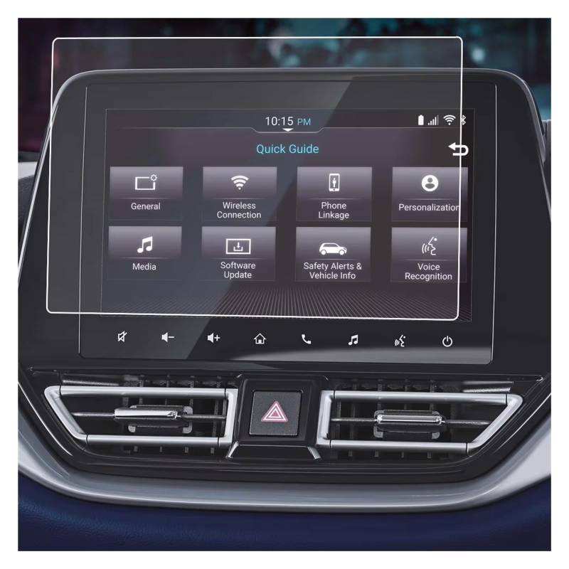 GPS Displayschutzfolie Für SUZUKI Für Baleno 2022 2023 2024 9 Zoll Auto-Infotainment-Radio GPS-NavigationGehärtetes Glas Displayschutzfolie Auto Displayschutz Folie von LPXYZD