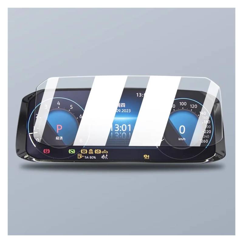 GPS Displayschutzfolie Für VW Für Golf 2023 2024 Auto GPS Navigation Film LCD Bildschirm Gehärtetem Glas Schutz Film Anti-scratch-film Auto Displayschutz Folie(High definition) von LPXYZD