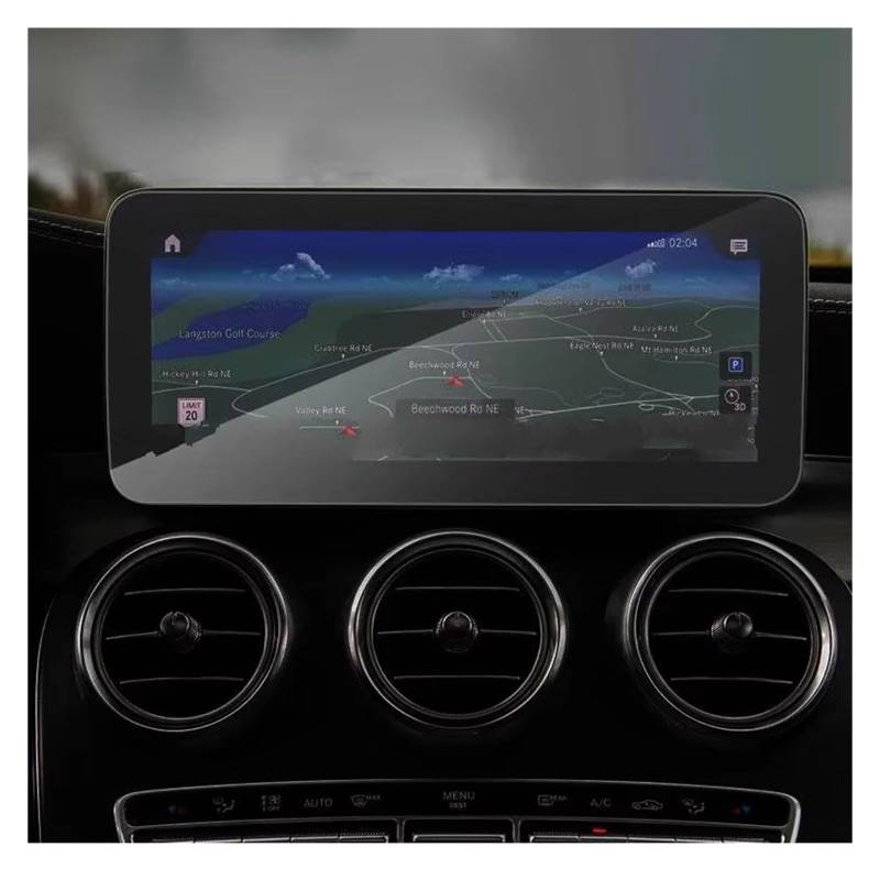 GPS Displayschutzfolie Gehärtetem Glas Display-schutzfolie Für Benz Für GLC Für W253 2019 2020 2021 Auto GPS Navigation LCD Anti-scratch Auto Displayschutz Folie von LPXYZD