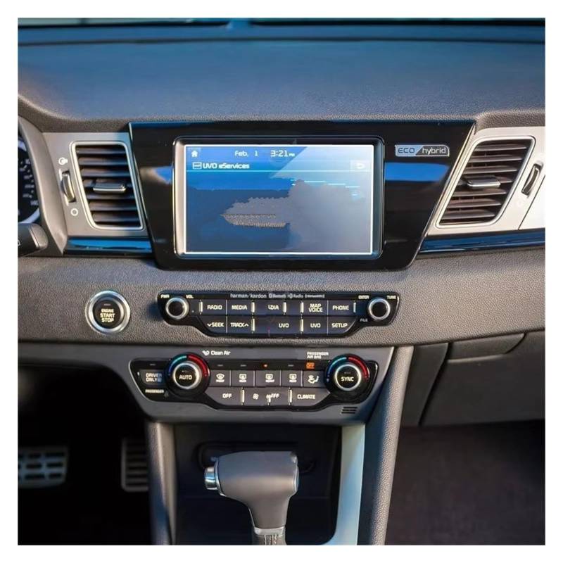 GPS Displayschutzfolie Gehärtetem Glas Schutz Film Für Kia Für Niro 2017 2018 2019 7 Zoll Auto Navigation Screen Protector Display Film Auto Displayschutz Folie von LPXYZD