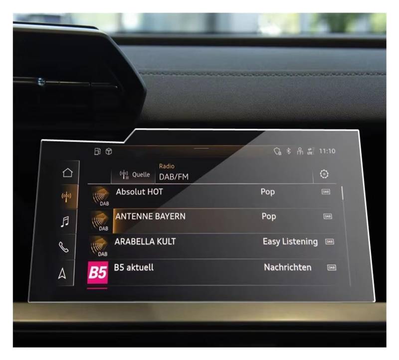 GPS Displayschutzfolie Schutzfolie Aus Gehärtetem Glas Für A3 2021 Auto-GPS-Navigationsbildschirm Stahlsteuerungs-LCD-Bildschirm Auto Displayschutz Folie von LPXYZD