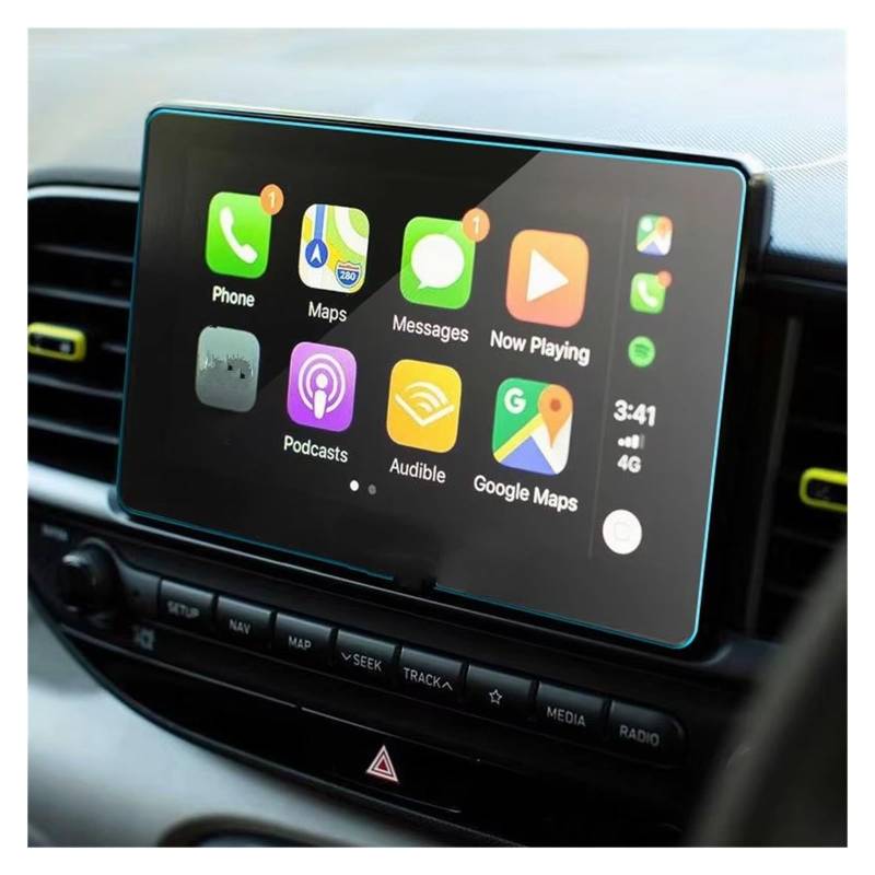 GPS Displayschutzfolie Schutzfolie Aus Gehärtetem Glas Für Hyundai Für Venue 2020 Autoradio GPS-Navigation Auto Displayschutz Folie von LPXYZD