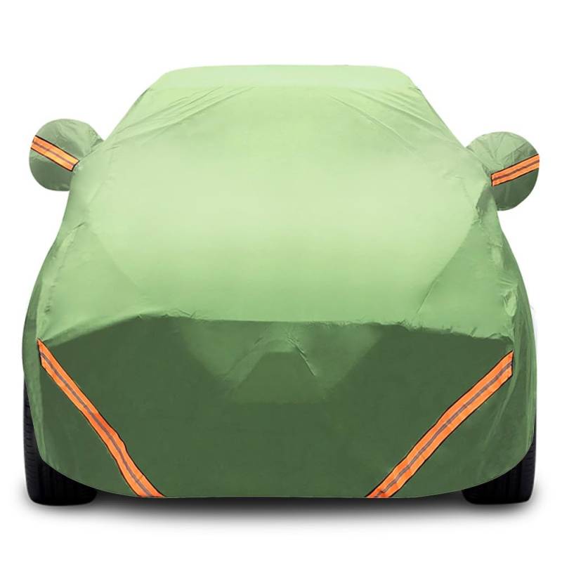 Vollständige Autoabdeckung Für Polestar 4 Long Range Dual 2024 | wasserdichte, Atmungsaktive UV-Autoabdeckung Für Den Außenbereich, Kratzfest, Langlebige Autoplane LQHZWYC (Color : Green, Size : Sin von LQHZWYC