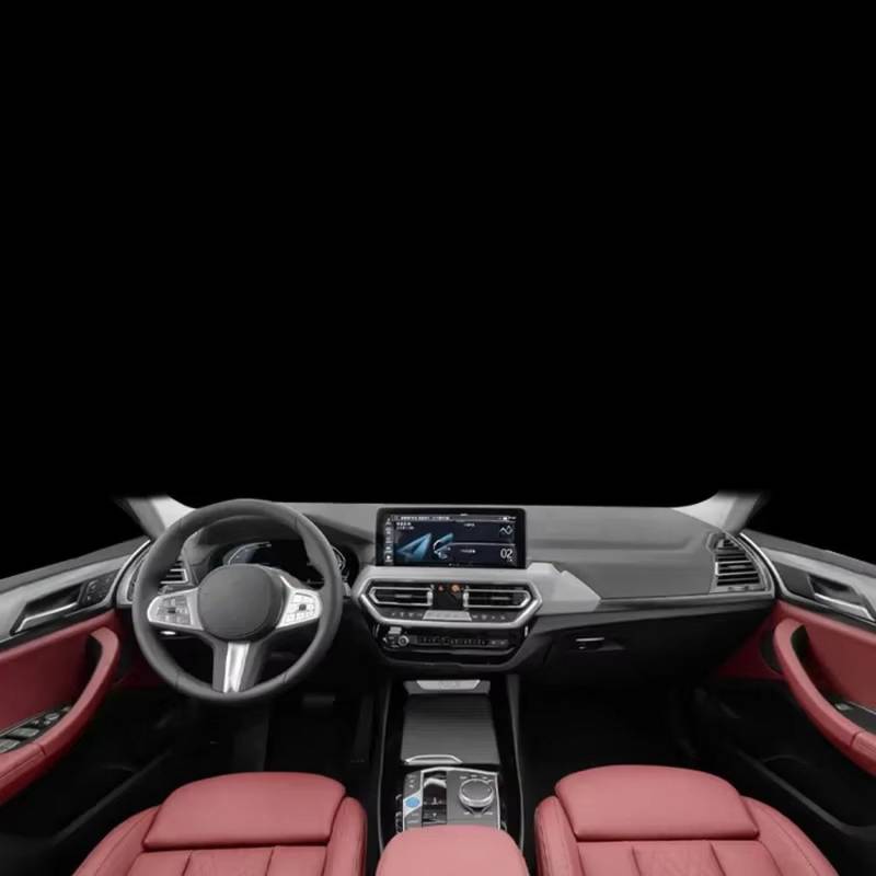 LQUNGE Air Panel Navigation Zentralsteuerung Auto Folie Innenraum Zubehör TPU Transparent Kunststoff Schutzfolie Refitfor 2023 BMW IX3 von LQUNGE