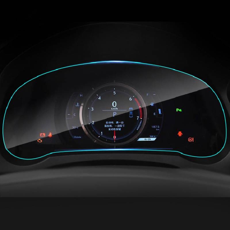 LQUNGE Auto-Aufkleber für Lexus IS200t IS250 IS300 IS350 Armaturenbrett Instrumentententafel Displayschutzfolie von LQUNGE
