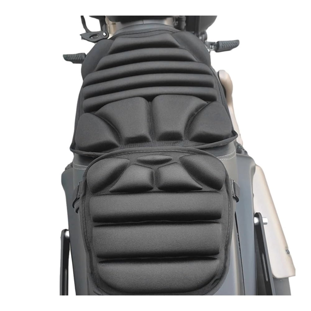 Motorrad-Sitzkissen, 3D-Sitzpolster für Beifahrerräder, bequem, stoßdämpfend, Luftkissen, atmungsaktiver Sitzbezug Motorrad-Sitzkissen, 3D-Sitzpolster für Beifahrerräder, bequem, stoßdämpfend, Luftkissen, atmungsaktiver Sitzbezug von LQXGEWPMF